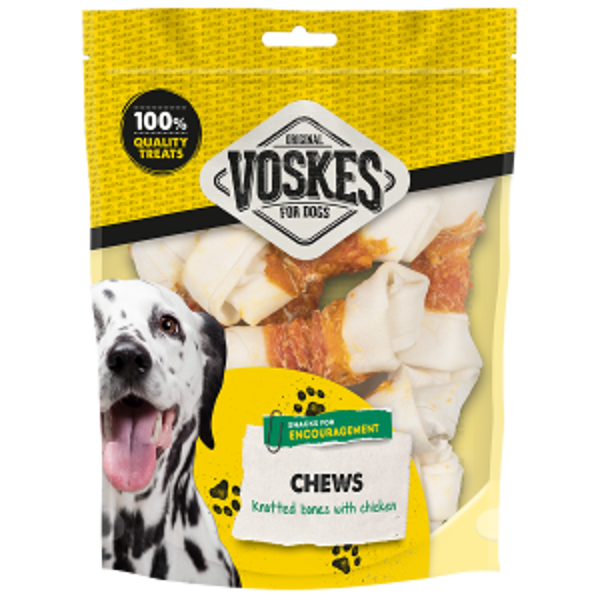 Voskes knoop kip wit 4,5 inch 12x10stuks