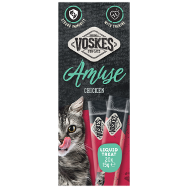 Voskes liquid treat kip 8x20x15gram