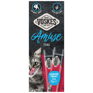 Voskes liquid treat tonijn 8x20x15gram