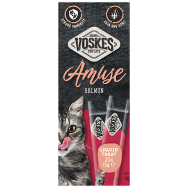 Voskes liquid treat zalm 20x15gram