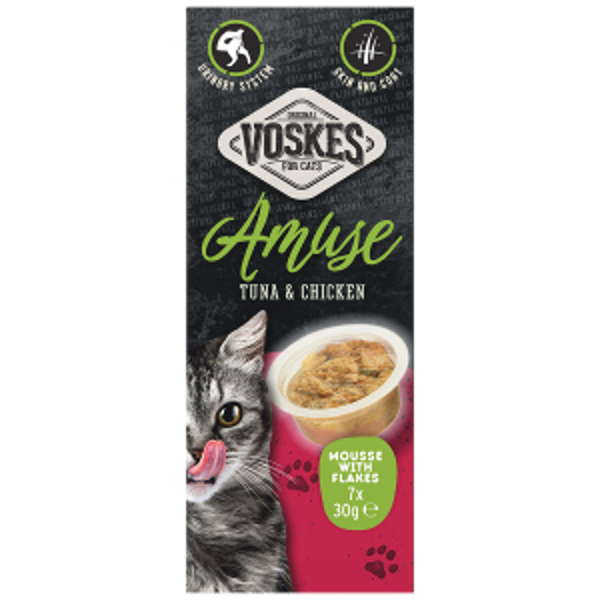 Voskes mousse tonijn&kip 7x30gram