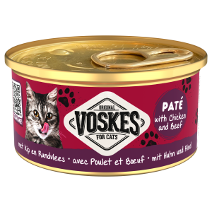 Voskes paté kip&rundvlees 24x85gram