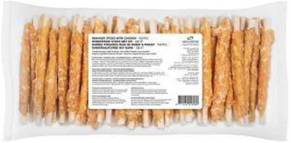 Voskes runderhuid sticks kip 100stuks 1kg