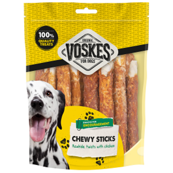 Voskes stick kip 17cm 15x12stuks