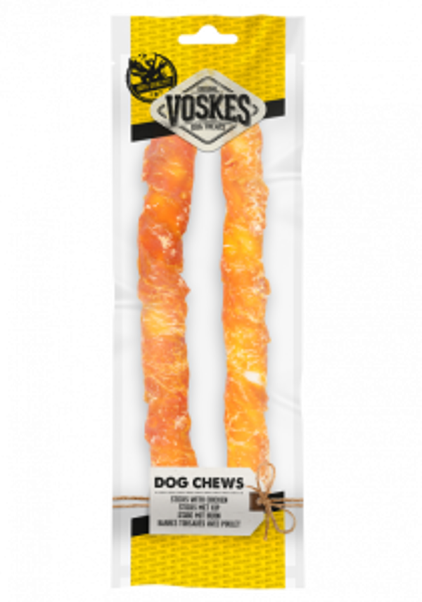 Voskes stick kip 25cm 20x2stuks