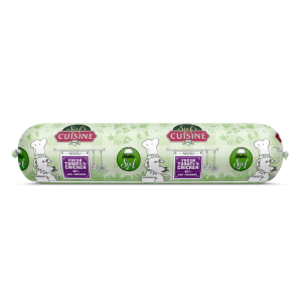 YamiPets Sjef’s Cuisine hondenworst kip&kalkoen 8x750gram