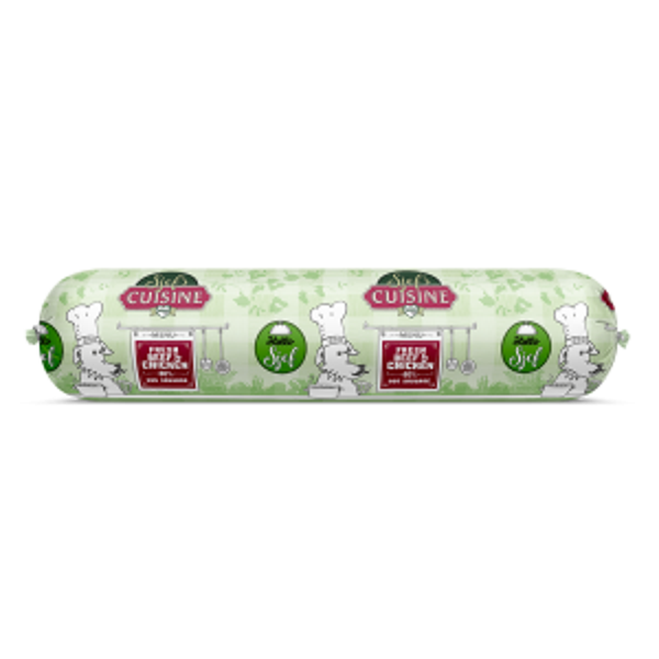 YamiPets Sjef’s Cuisine hondenworst kip&rund 8x750gram