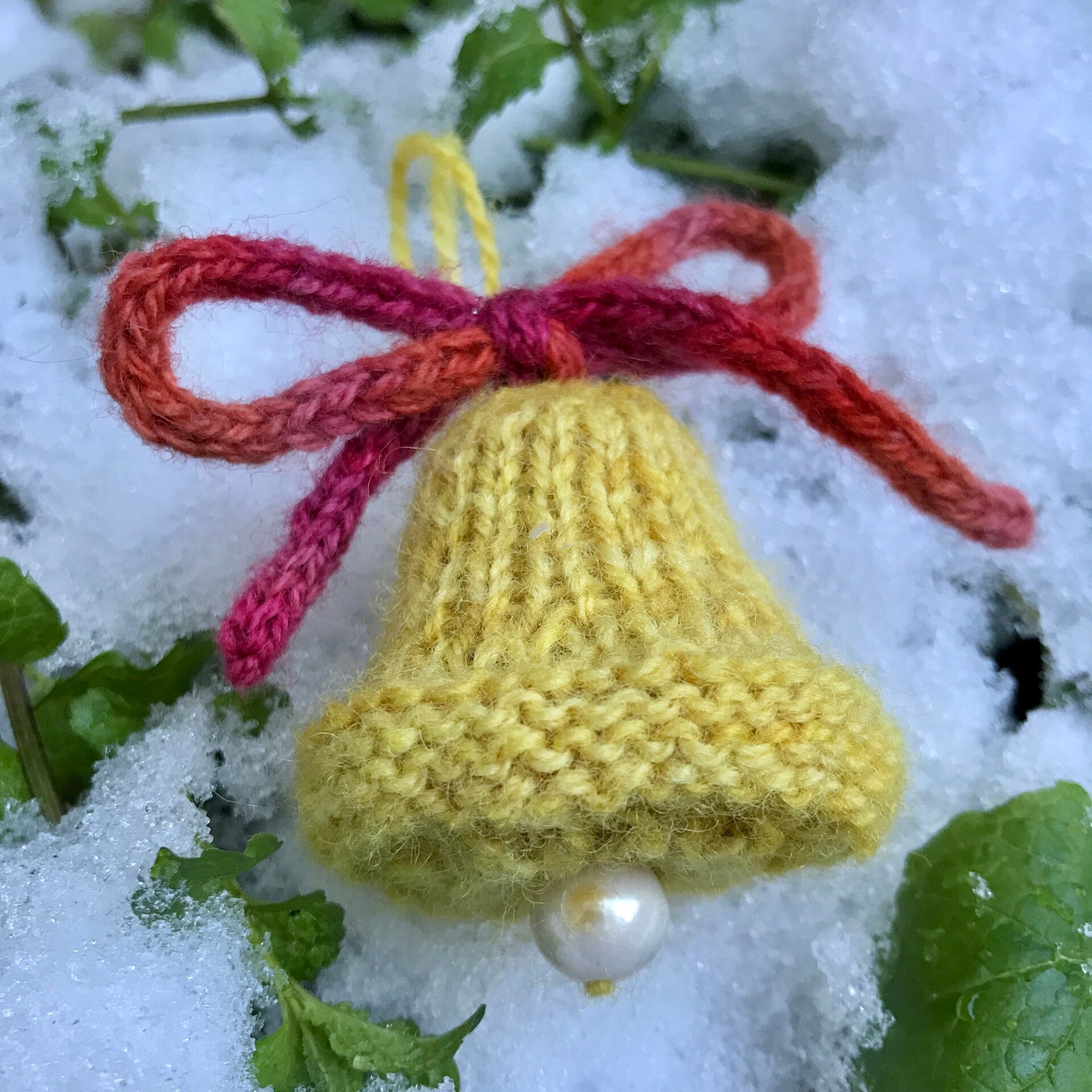 Juleklokka juletrepynt pdf-oppskrift