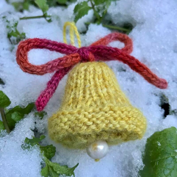 Juleklokka juletrepynt pdf-oppskrift