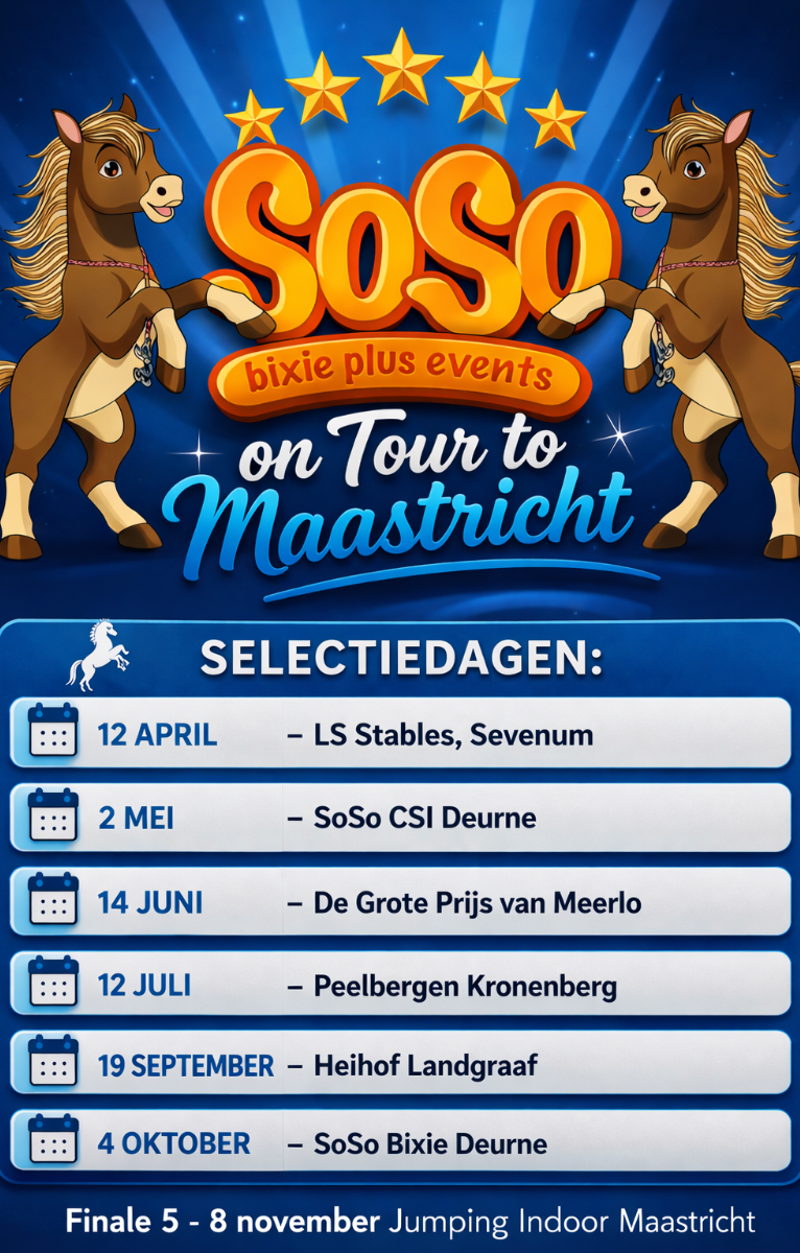 Soso Rondo SoSo Bixie on Tour naar Maastricht 2026 / Nieuws | Soso Events