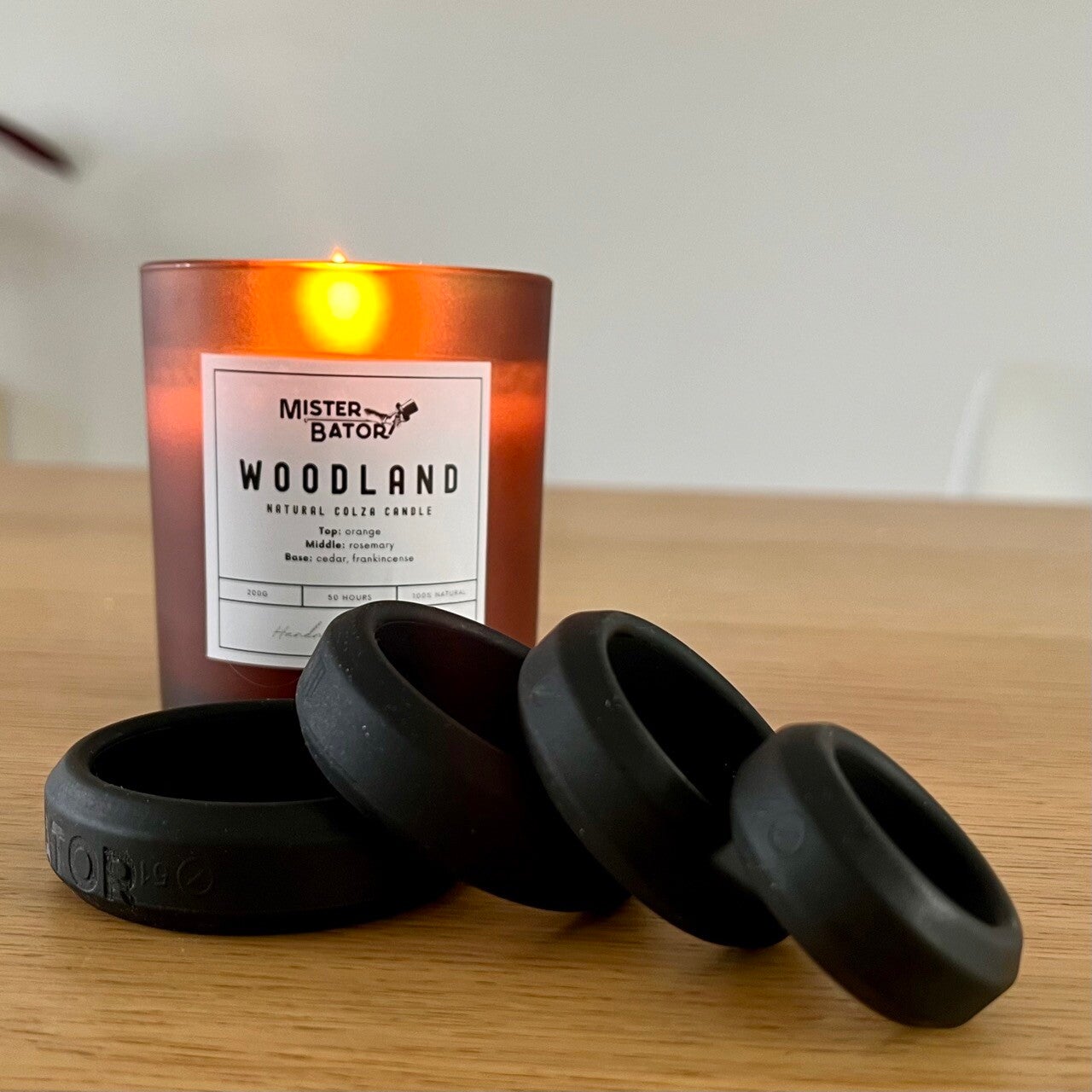 MisterBator Longer&Stronger Anneau en Silicone