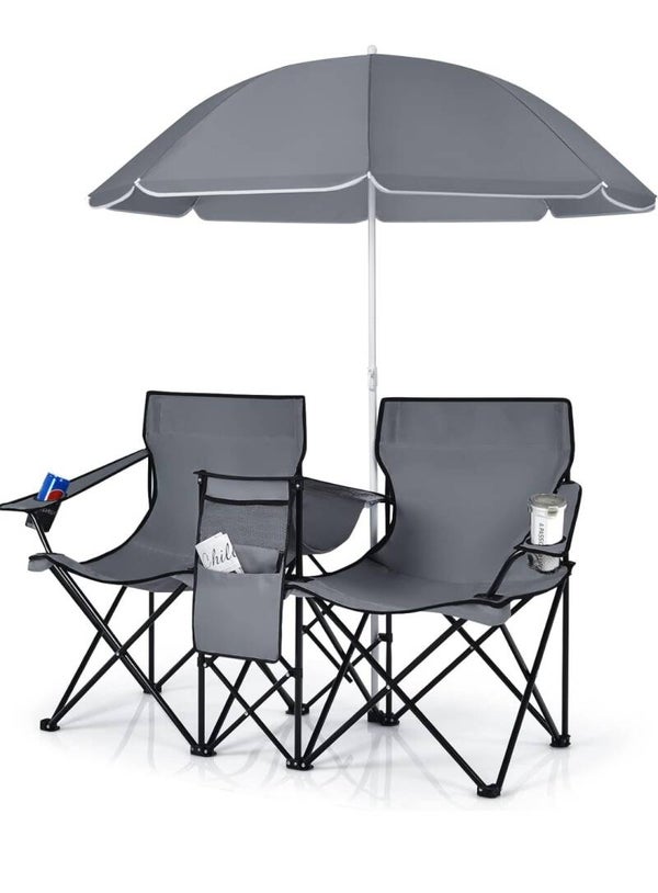 Tragbare Doppel-Picknickstühle