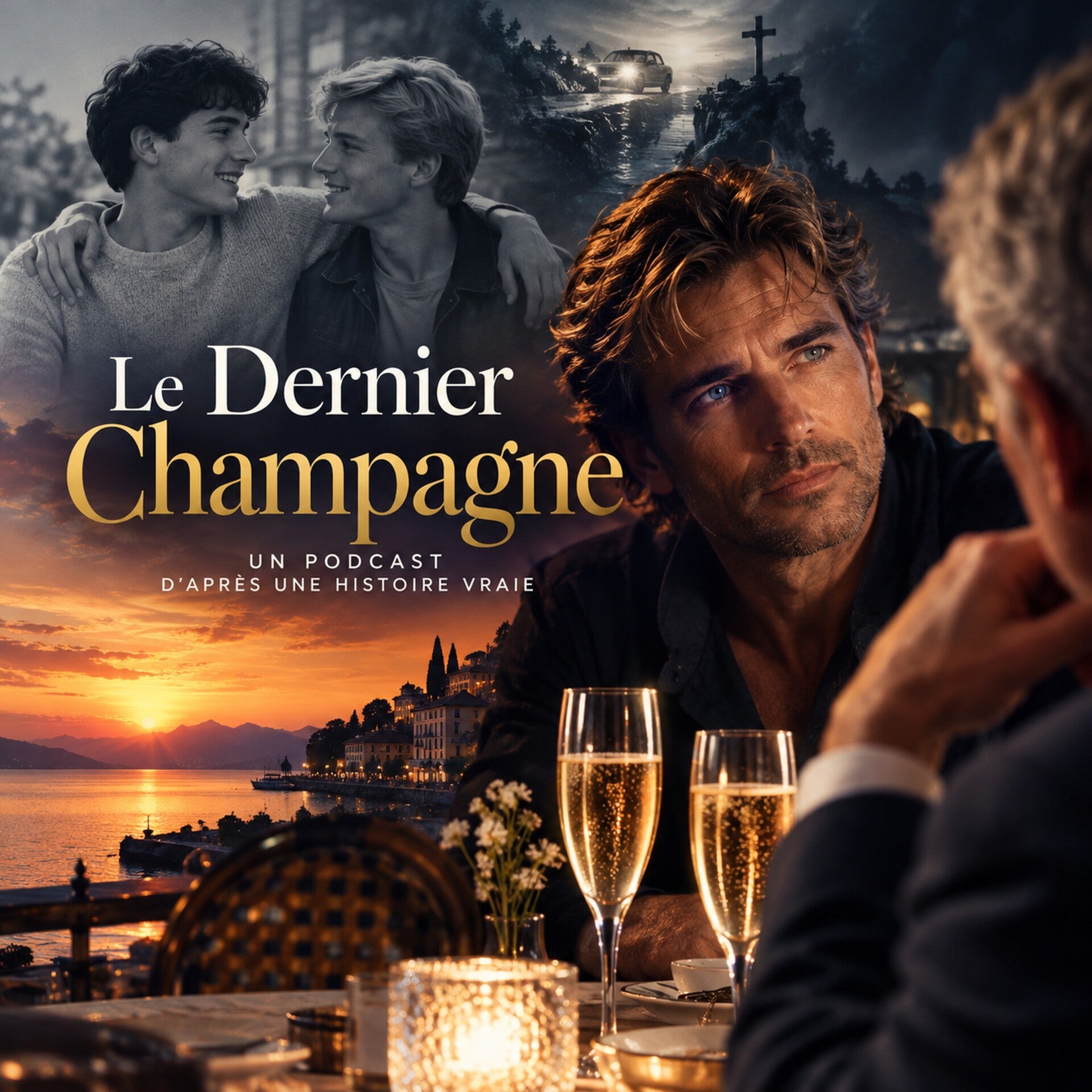 Le Dernier Champagne, illustration du podcast de Steeve Grangier