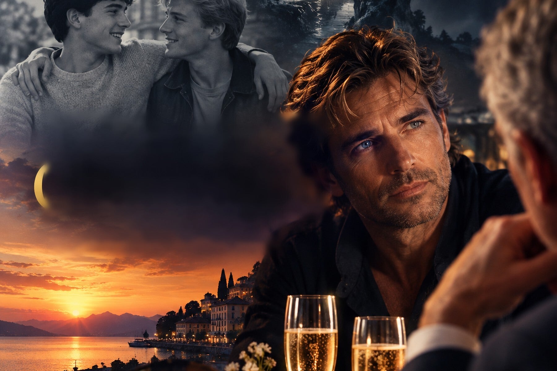 Le Dernier Champagne, illustration du podcast de Steeve Grangier