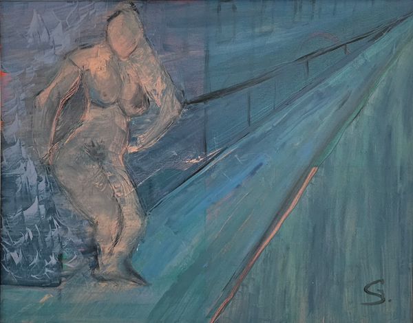 Feels alone,  120 x 90 cm