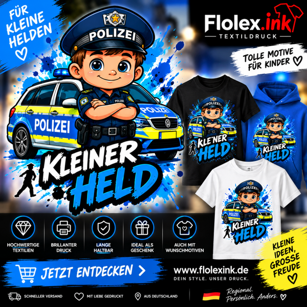 🚓💙 KLEINER HELD – FÜR KLEINE POLIZEIFANS! 💙🚓
