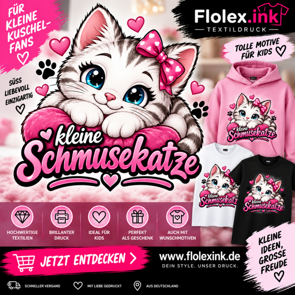 🐱💕 KLEINE SCHMUSEKATZE – FÜR ALLE KATZENFANS! 💕🐾