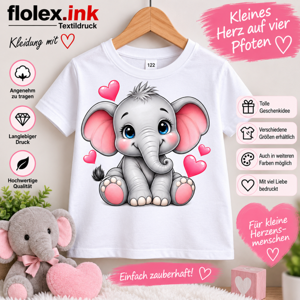 🐘 Kinder T-Shirt „Kleiner Elefant“ 💕