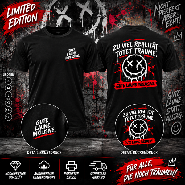 🔥 „Gute Laune inklusive“ – das etwas andere Statement-Shirt! 😎