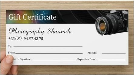 CADEAUBON fotoreportage + 5 digitale foto's