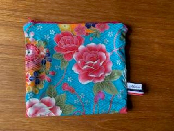 Trousse plate motifs japonais