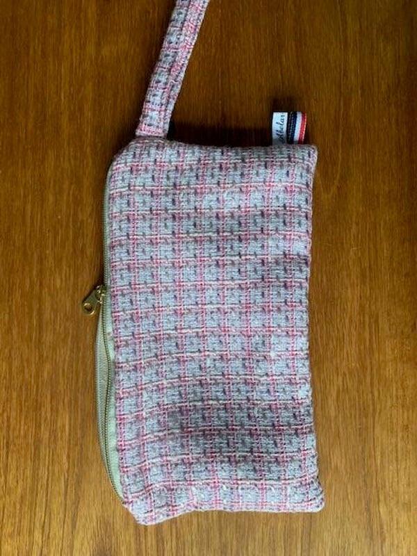 pochette lainage avec poignée