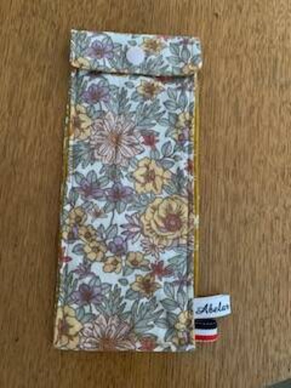 étuis à brosse à dents floral pastel