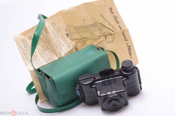 ISOPLAST FILIUS GERMAN MADE CAMERA W/ FILM LOADED & INSTR.