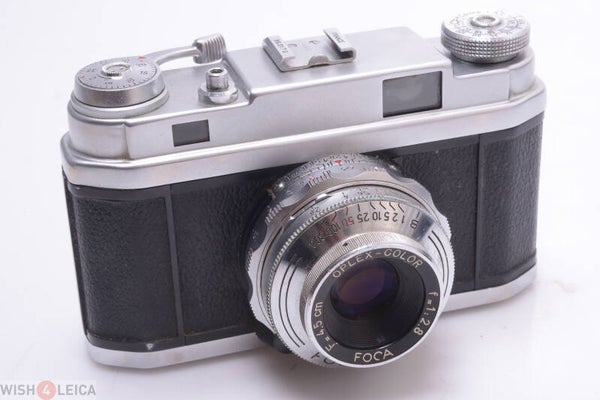 OPL FOCA SPORT II MODEL 2 RANGE FINDER CAMERA W/ OPLEX-COLOR 45MM 2.8 LENS