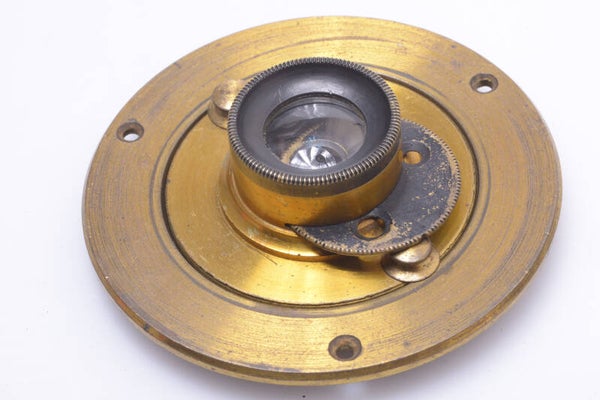ANTIQUE LENS 4x5' app. 100mm LARGE FORMAT DUPLOUICH DEROGY,HERMAGIS KRAUSS?