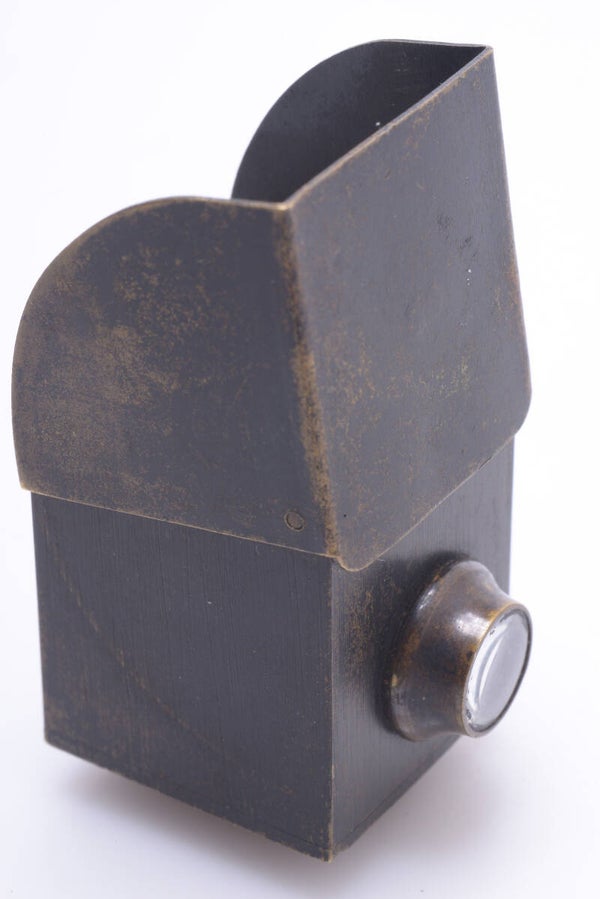 BRASS ANTIQUE FINDER CHAMBRE A JOUES, GATE, SIDE STRUT CAMERA