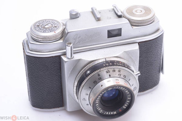 BEIER BEIRETTE JUNIOR II 35MM CAMERA MADE IN DDR MEYER TRIOPLAN 45MM 3.5 LENS