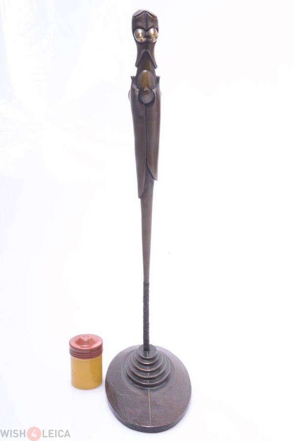 PAUL WUNDERLICH ’STUFEN PERAMIDE STELE’ FEMALE NUDE Ltd. ED. BRONZE SCULPTURE