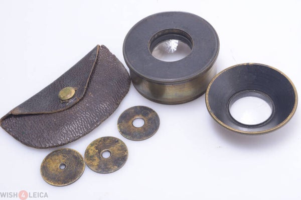 FRENCH OCULAR, EYEPIECE ORIGINAL ANTIQUE BRASS MONOCULAR TELESCOPE 1800’S