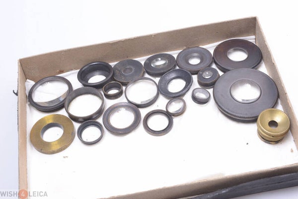 FRENCH LENS & EYEPIECE OCULAR ELEMENTS ANTIQUE BRASS MONOCULAR TELESCOPE 1800’