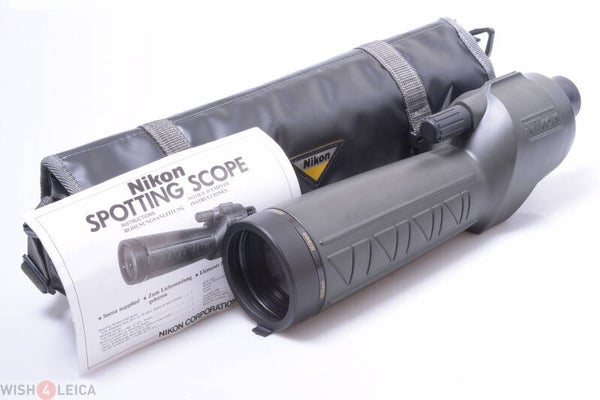 NIKON 20X FIELDSCOPE, SPOTTING SCOPE, TELESCOPE W/ INSTRUCTIONS & SOFT CASE