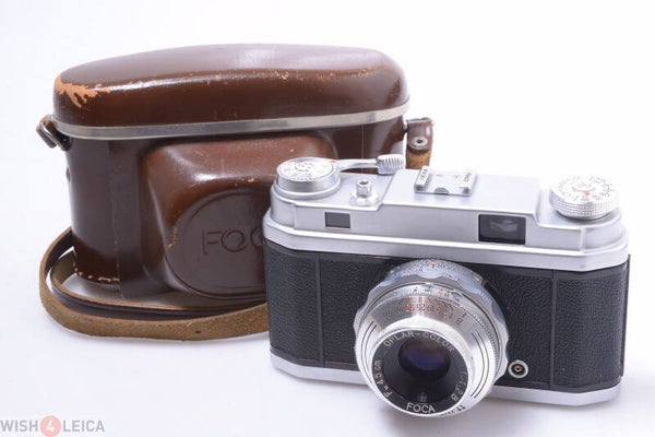 FOCA SPORT II 35MM RANGE FINDER CAMERA W/ OPLAR COLOR 50MM 2.8 LENS & CASE