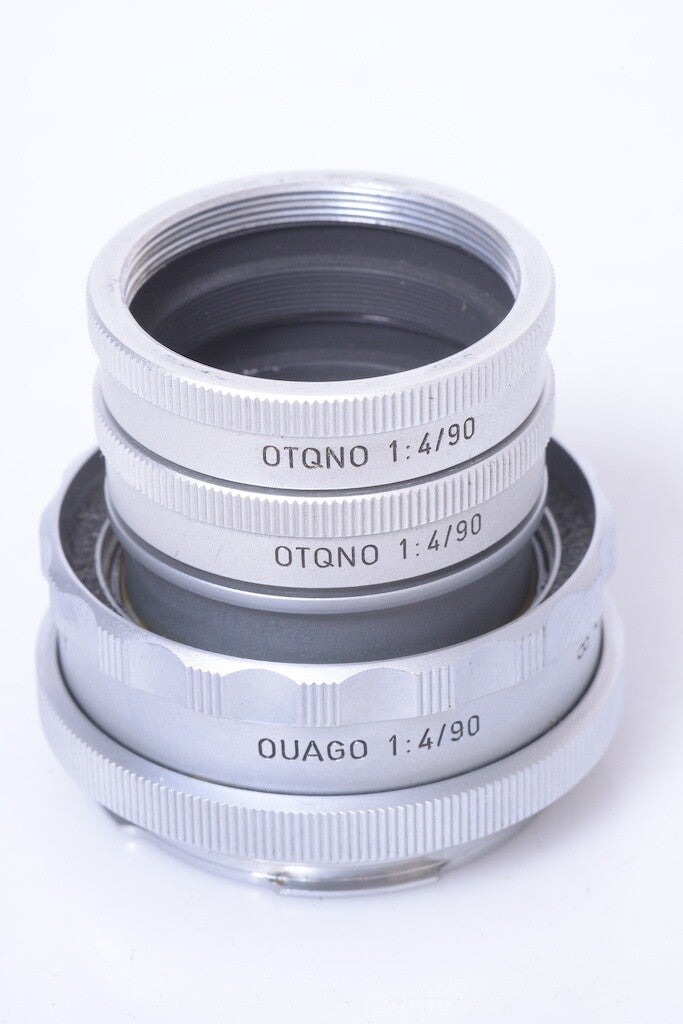LEICA MACRO 2x OTQNO EXTENSION RING, OUAGO FOCUSING MOUNT 90MM ELMAR LENS HEAD