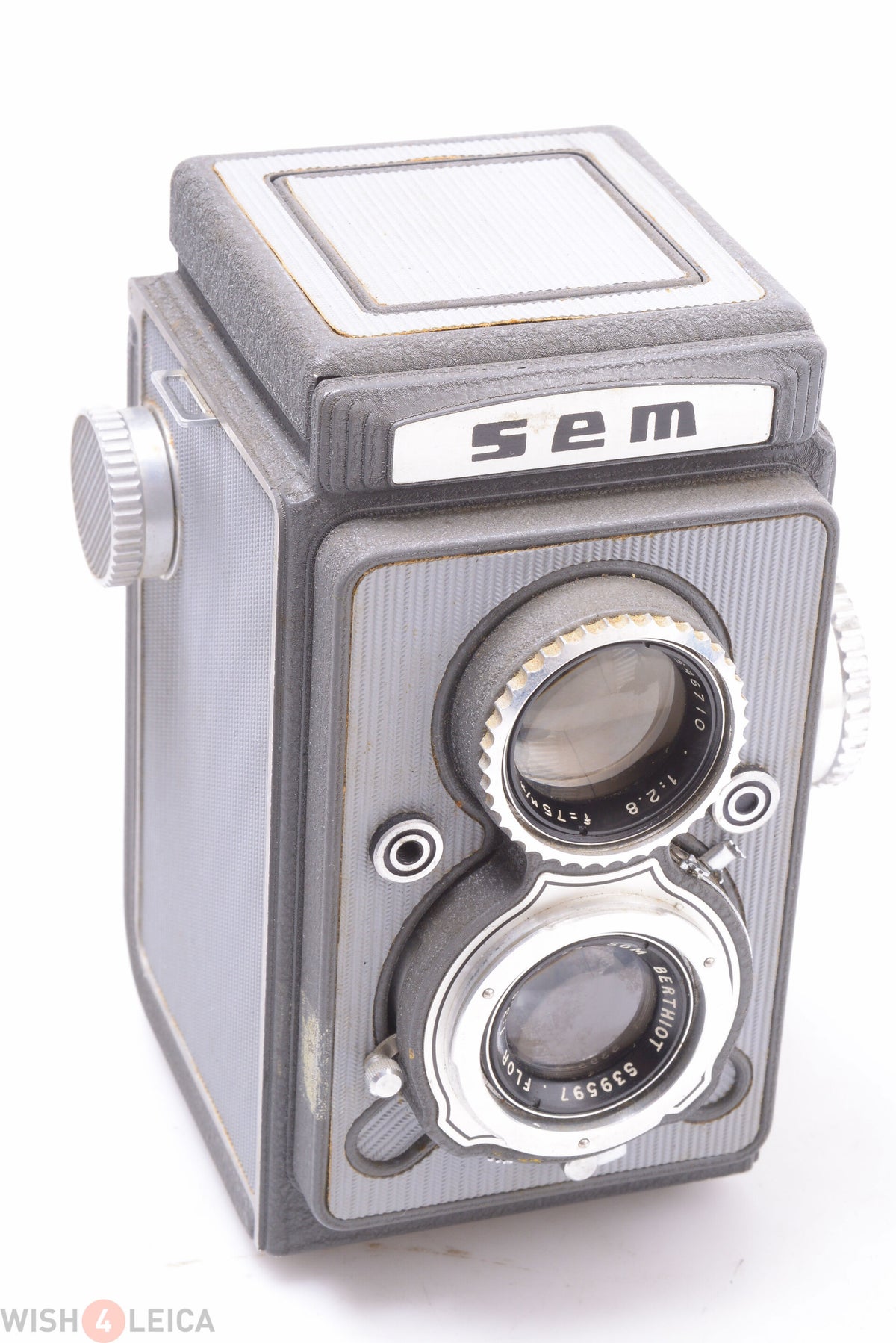 SEM SEMFLEX STANDARD PARTS/REPAIR TLR CAMERA SOM BERTHIOT 75MM 3.5 FLOR ...