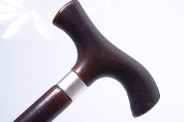 MODERN CANE WALKING STICK LIGHT WEIGHT WOOD RESIN HANDLE DESIGN 87.5CM 30.90”