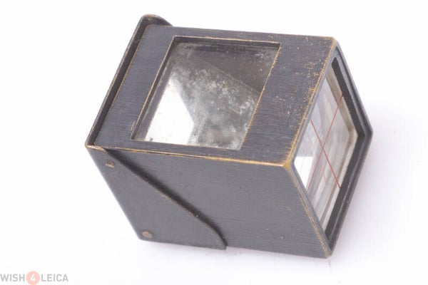 BRASS ANTIQUE FINDER CHAMBRE A JOUES, GATE, SIDE STRUT CAMERA