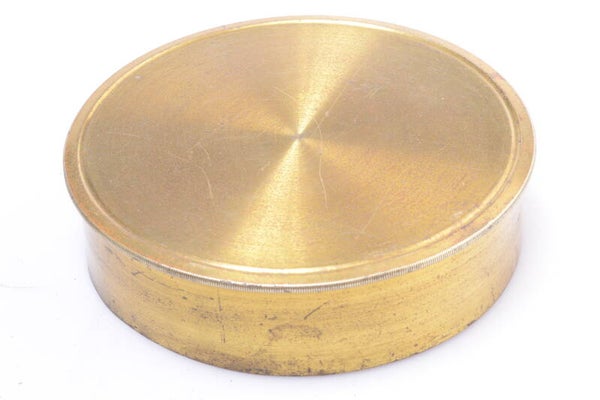 PETZVAL LENS CAP BRASS 105MM DIAMETER FOR LARGE FORMAT WET PLATE CAMERA