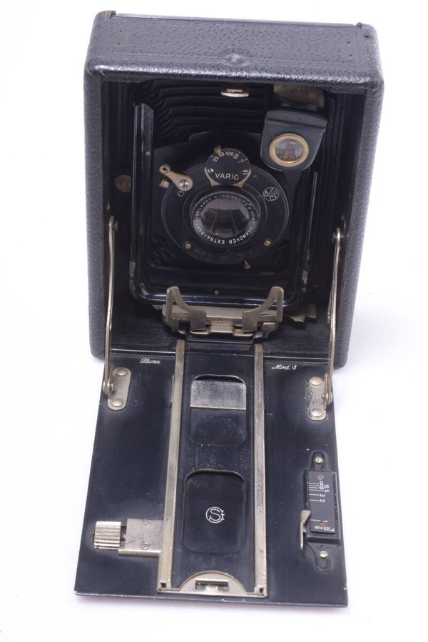 GLUNZ MODEL 3 9X12CM PLATE CAMERA ‘ZWARTSER HAARLEM’ APLANAT 135MM 7.7 LENS