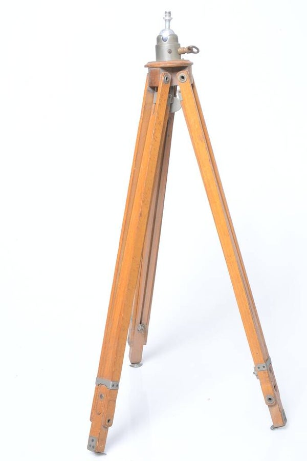 CONTESSA NETTEL ORIGINAL ANTIQUE WOOD TRIPOD