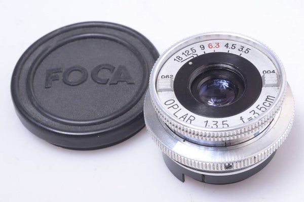 OPL FOCA 3.5CM, 35MM 3.5 OPLAR LENS 36MM SCREW MOUNT FOR 35MM RANGE FINDER CAMERA