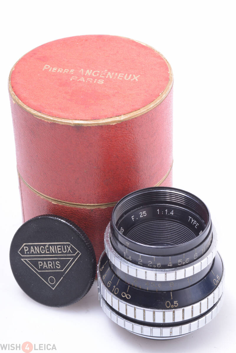 ANGENIEUX 25MM 1.4 TYPE S41 *RARE* C-MOUNT 16MM BOLEX COATED SCREW