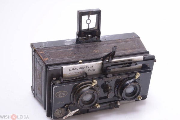 GAUMONT SPIDO ORDINAIRE PANORAMA 3D STEREO CAMERA SOM BERTHIOT 84MM PERIGRAPHE