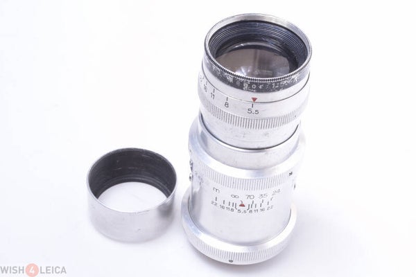 MEYER TELE MEGOR 180MM 5.5 RED V MODEL LENS M40, 40MM SCREW MOUNT PRAKTIFLEX