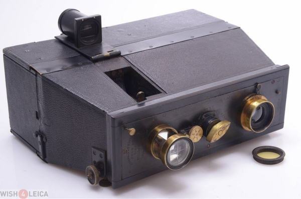 MACKENSTEIN FRANCIA JUMELLE PHOTOGRAPHIQUE 6.5X9CM CAMERA ZEISS ‘PROTAR' 110MM