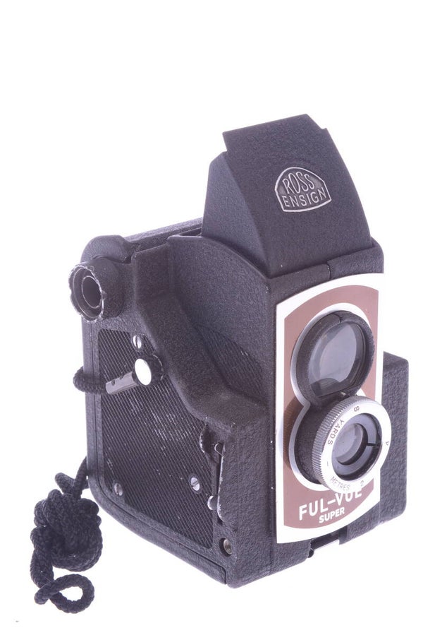 ROSS ENSIGN FUL-VUE HOUGHTON SUPER BOX 620 ROLL FILM CAMERA 6X6CM *READ*